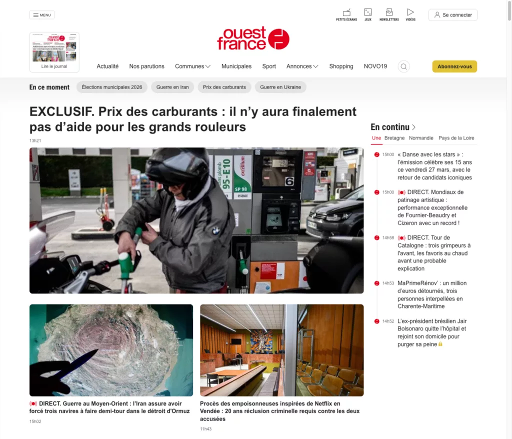 Www.ouest france.fr